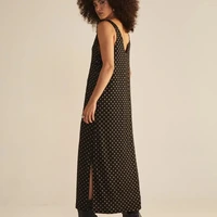 Vestido Reto Midi Com Fenda Sommer Ref 14571 - imagem 1