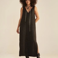 Vestido Reto Midi Com Fenda Sommer Ref 14571 - imagem 3