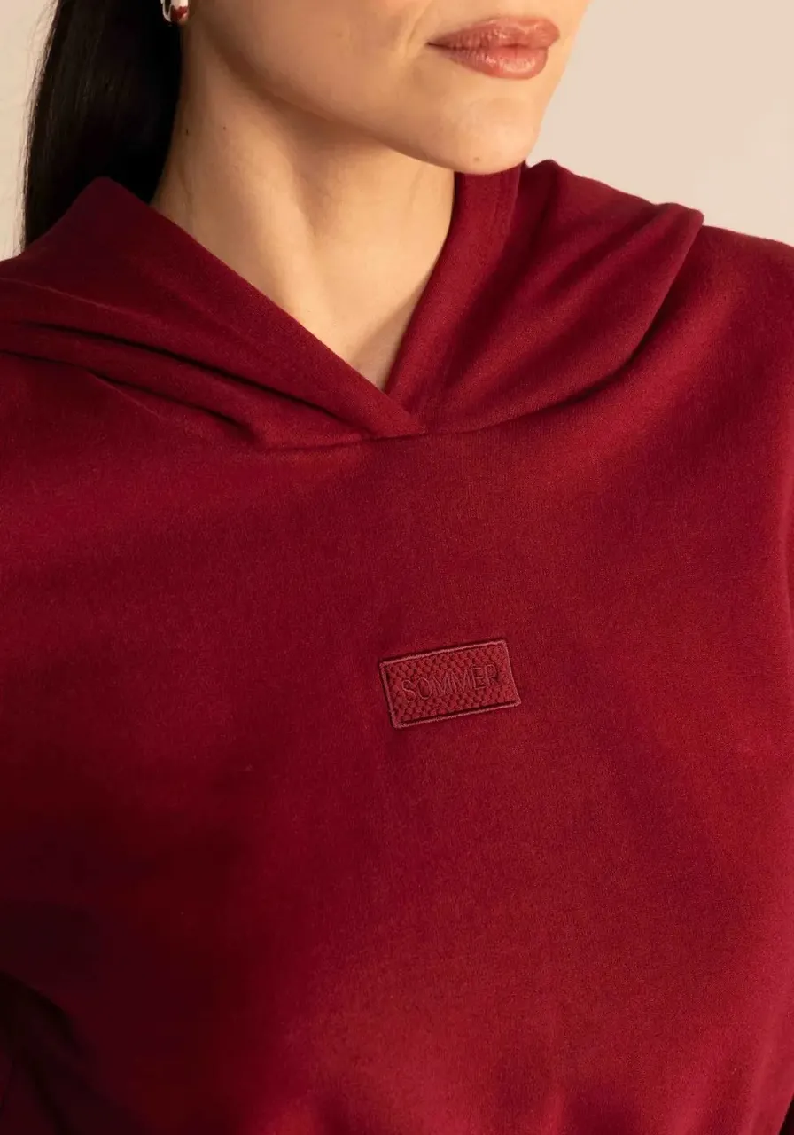 Blusão Moletom Bordo Sommer Ref 14636