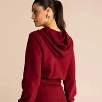 Blusão Moletom Bordo Sommer Ref 14636 - imagem 1