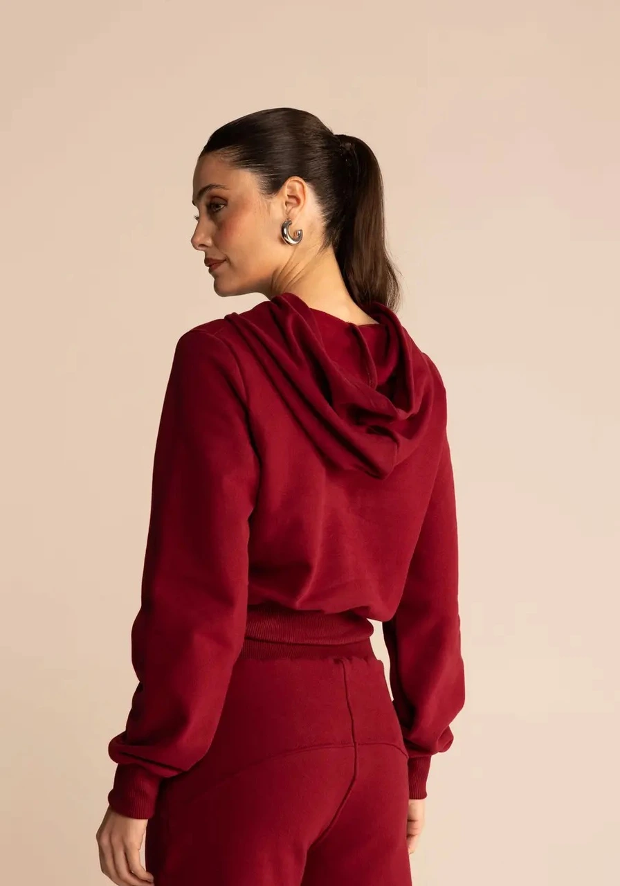 Blusão Moletom Bordo Sommer Ref 14636