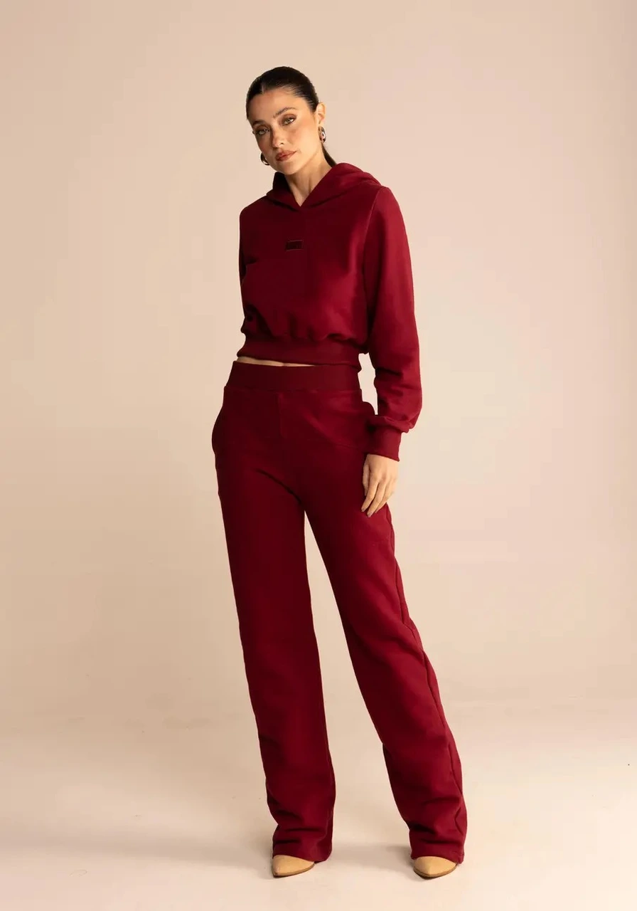 Blusão Moletom Bordo Sommer Ref 14636