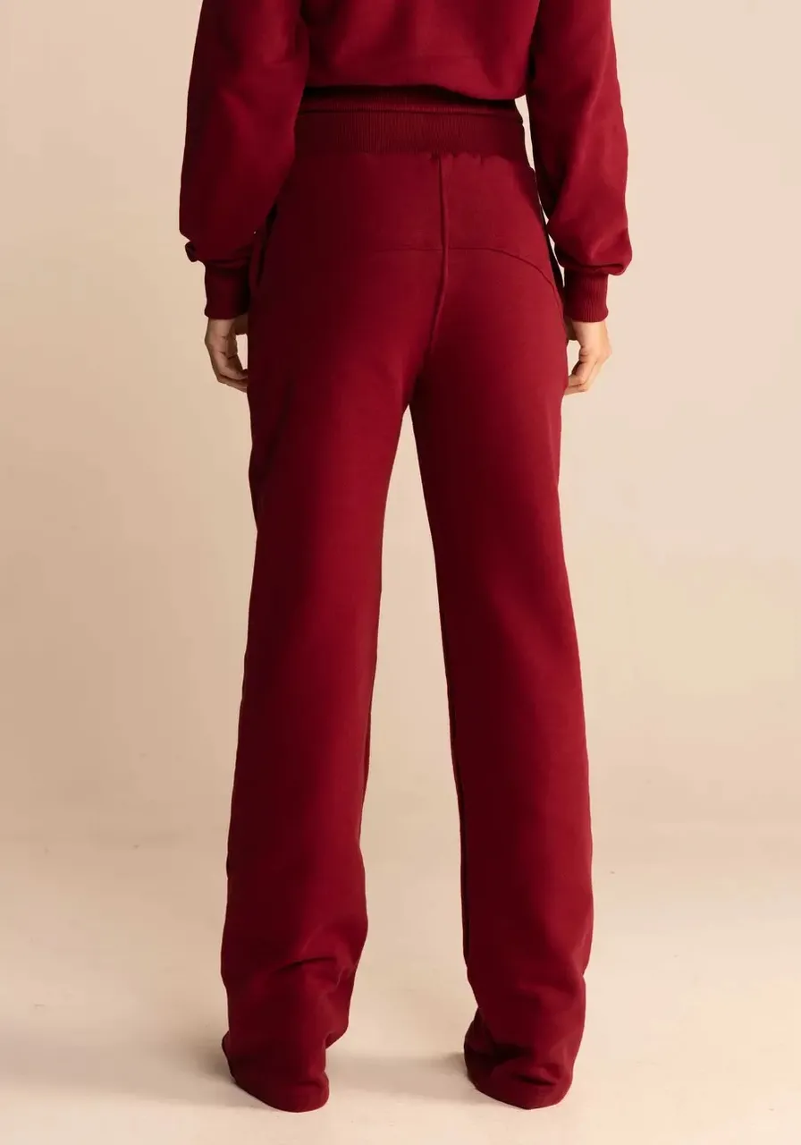 Calça De Moletom Bordo Sommer Ref 14617