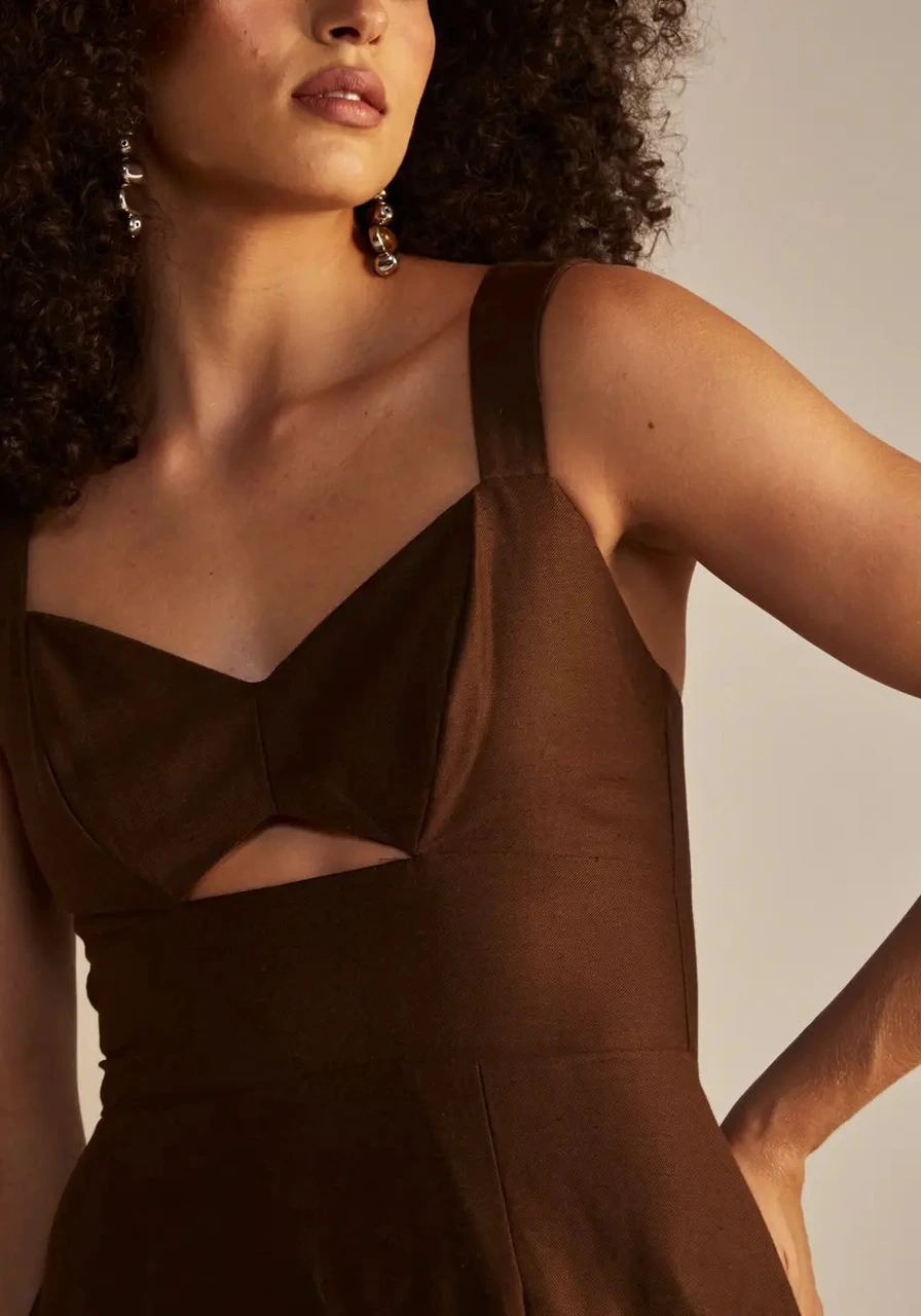 Vestido Linho Sommer Ref 14640