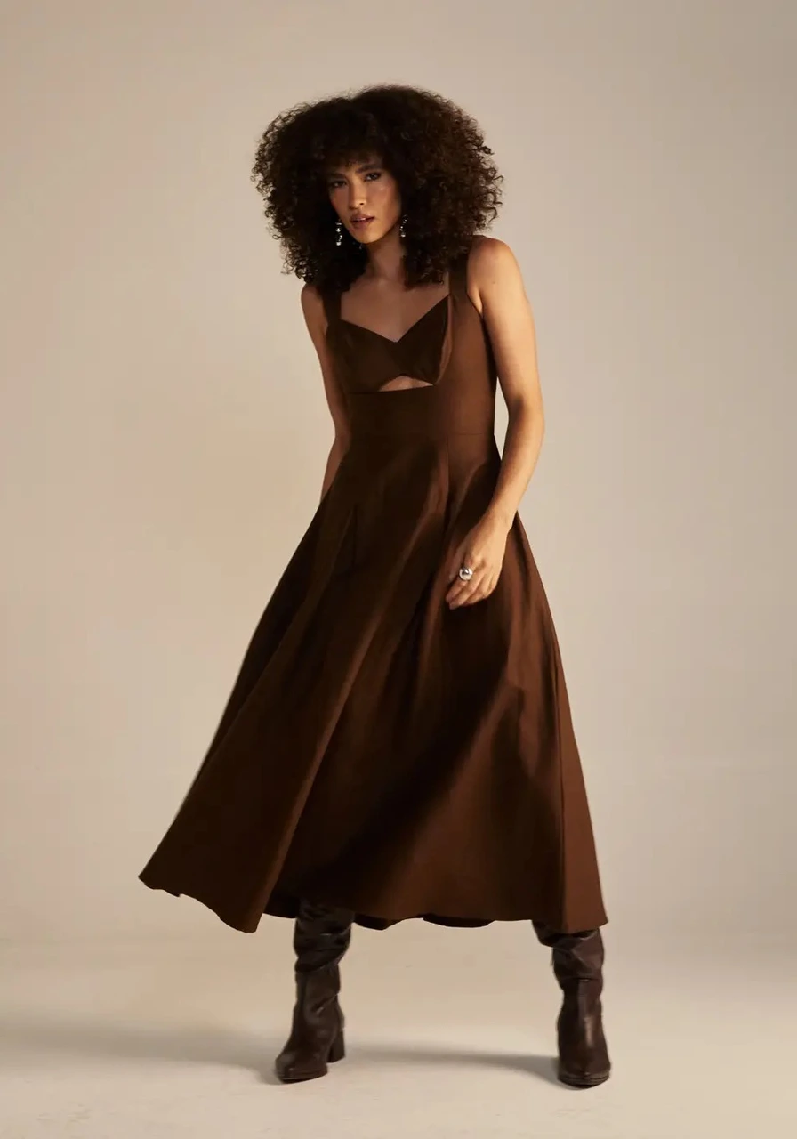 Vestido Linho Sommer Ref 14640