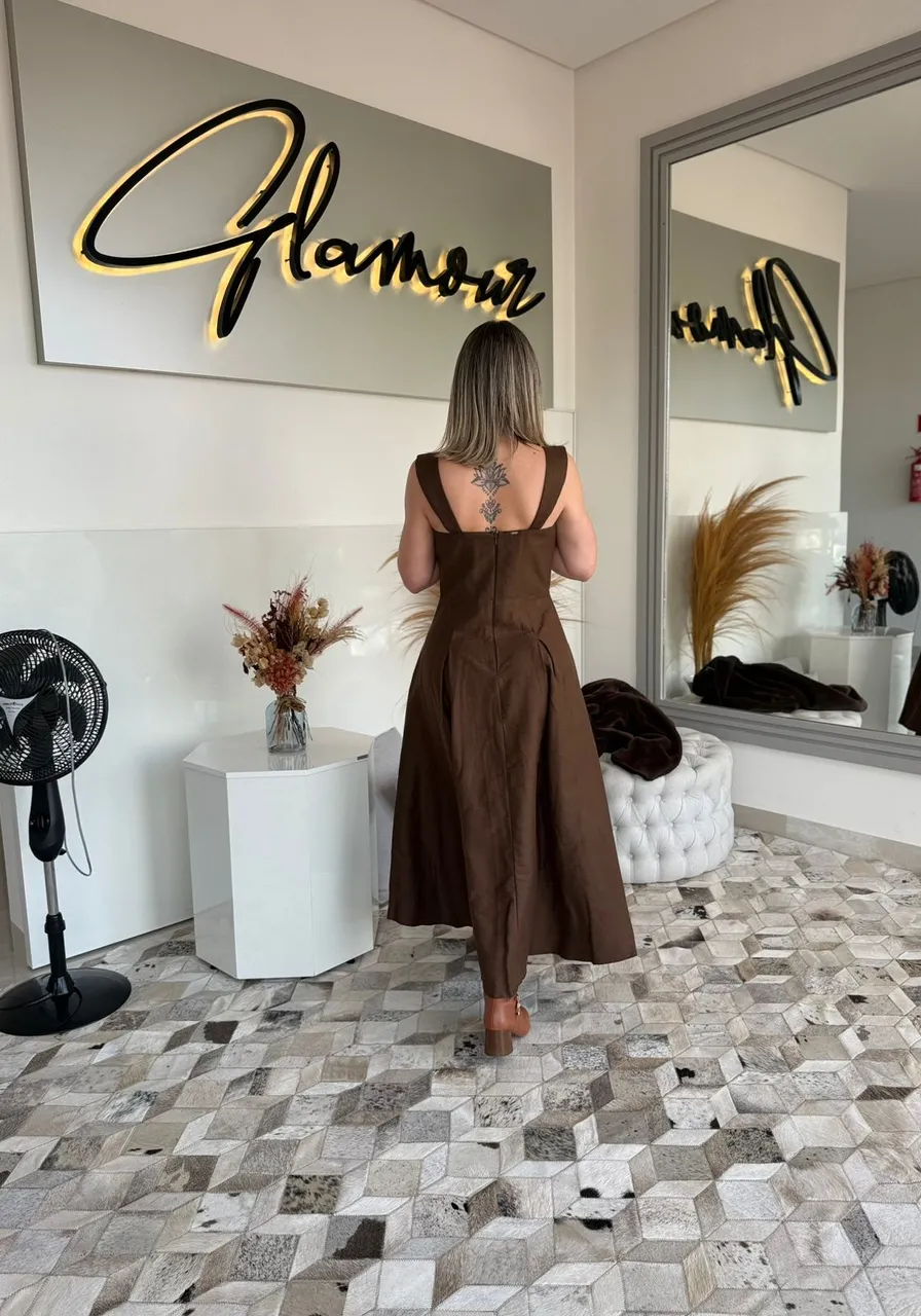 Vestido Linho Sommer Ref 14640