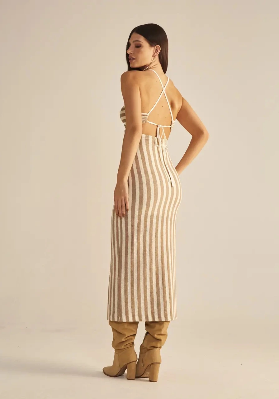 Vestido Listrado Sommer Ref 14711