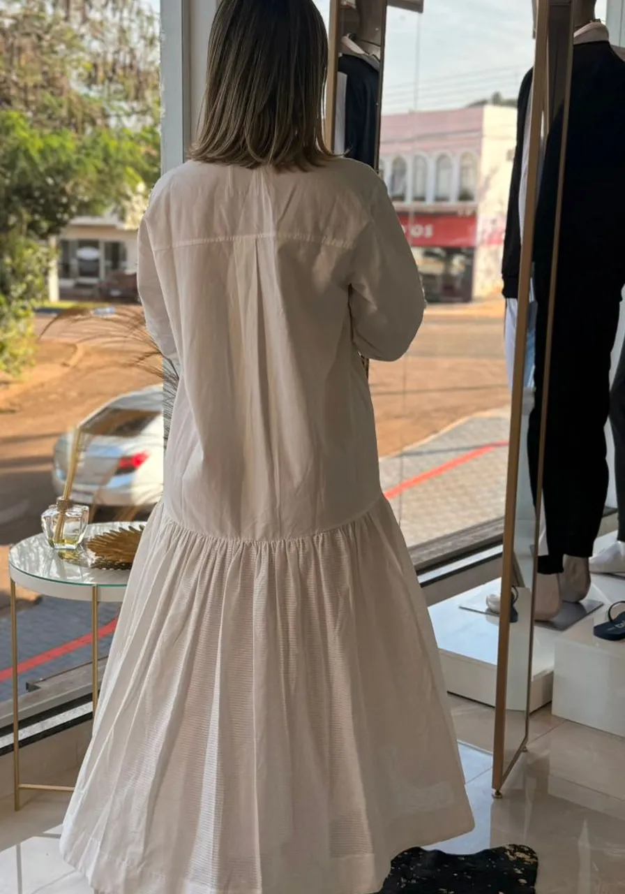 Vestido Midi Com Fenda Sommer Ref 14547