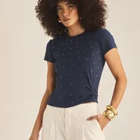 Camiseta Com Aplicação Azul Olympic Sommer Ref 15555 - imagem 3
