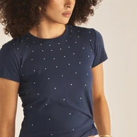 Camiseta Com Aplicação Azul Olympic Sommer Ref 15555 - imagem 2