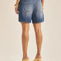 Bermuda Jeans Boyfriend Indigo Ref 15642 - imagem 1