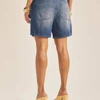 Bermuda Jeans Boyfriend Indigo Ref 15642 - imagem 1