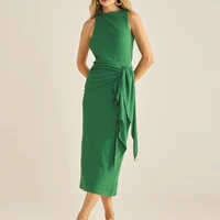 Vestido Sommer Verde Napolis Amarração Lateral Ref 15646 - imagem 3