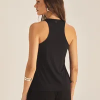 Regata Com Aplicação Preta Sommer Ref 15634 - imagem 1
