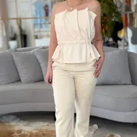 Calça Cenoura Alta Morena Rosa Ref 14614 - imagem 2