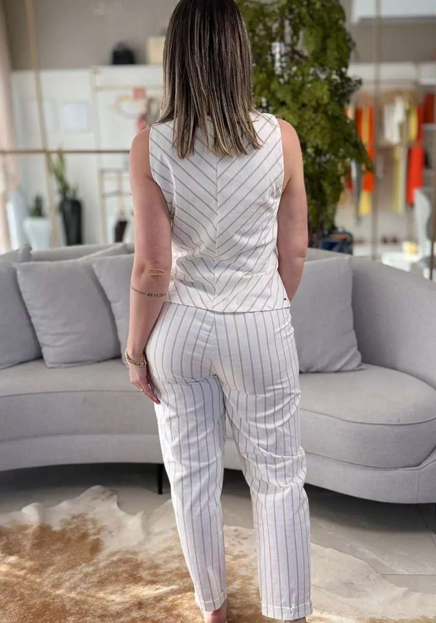 Macacão Listrado Off Sommer Ref 15422