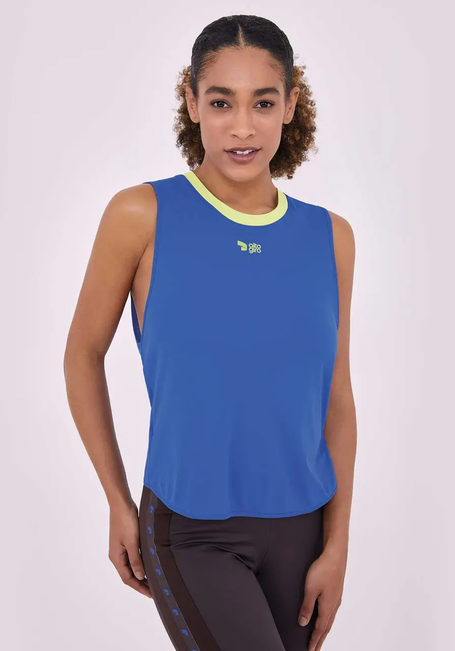 Regata Skin Fit Tule Sobreposto Costas