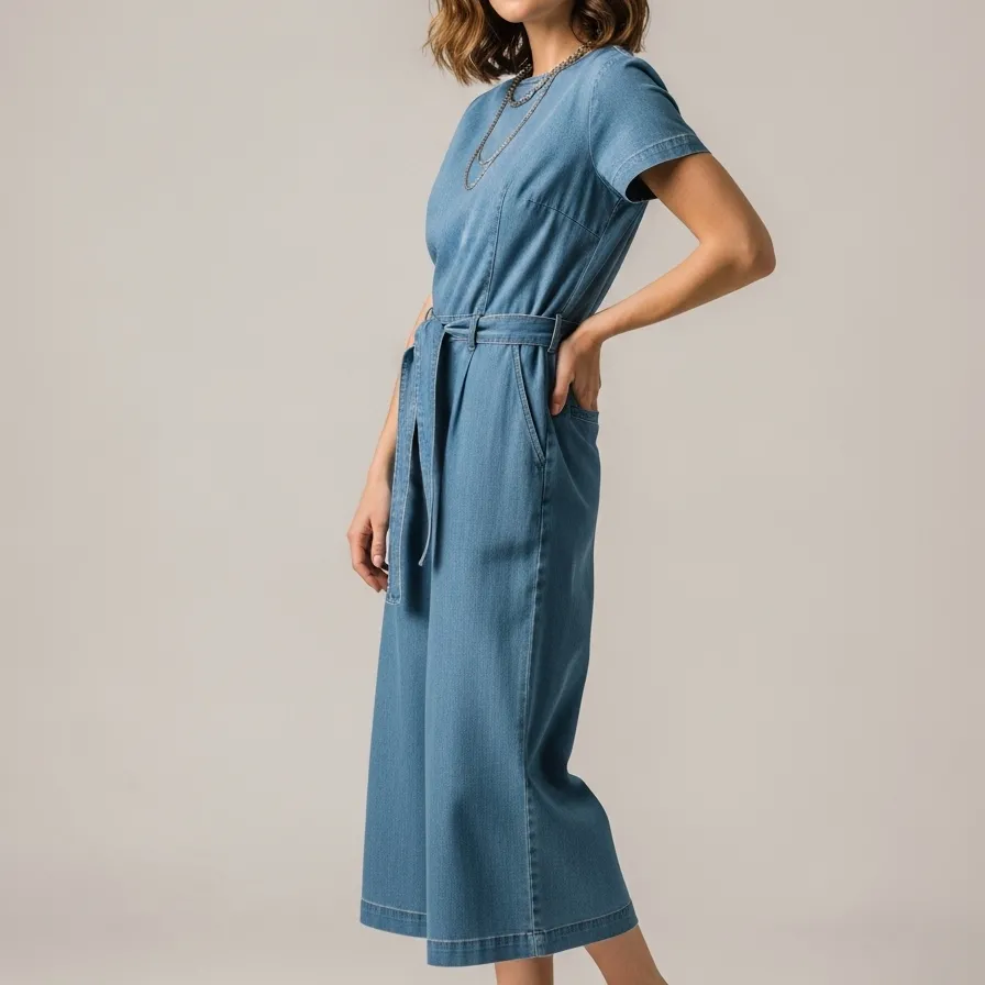 Denim Comfort Jumpsuit