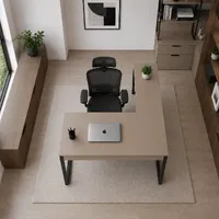 Mesa em L Moca 500 Preta - imagem 2