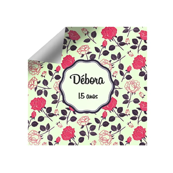 ADESIVO VINIL PARA CHÃO PERSONALIZADO - 100CMX100CM - 1 UNID