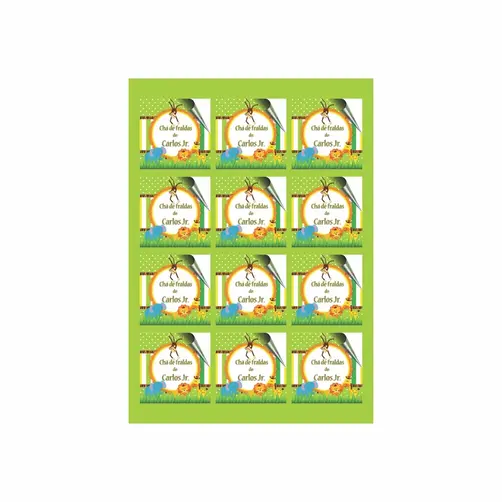ADESIVOS PAPEL A3 CORTE RETO - 10 UNID