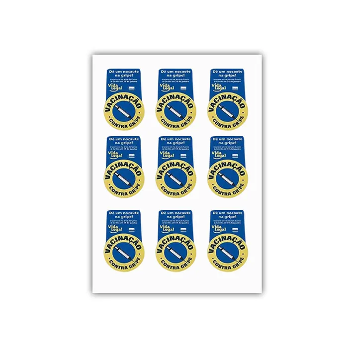 ADESIVOS PAPEL FOLHA A3 SEM CORTE - 50 UNID