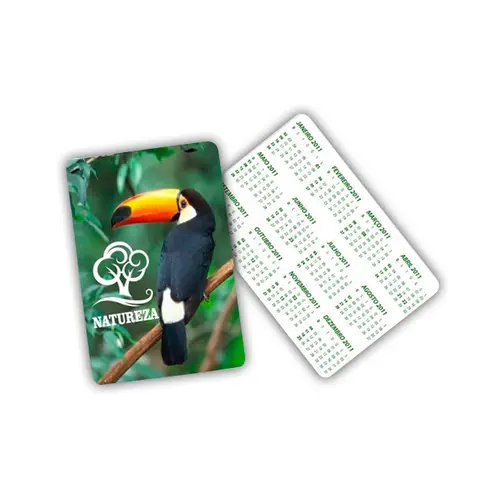 CALENDÁRIO DE BOLSO - RECICLATO 250G - 10 UNID