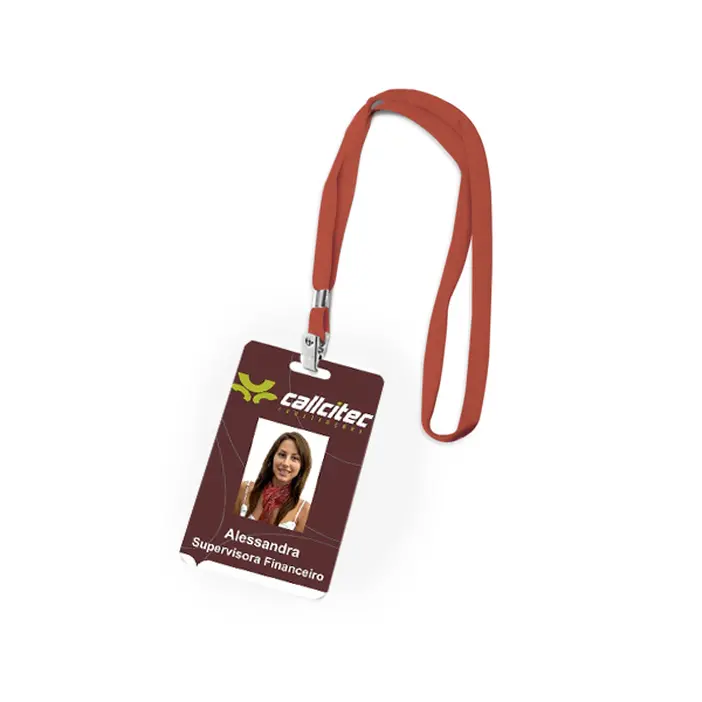 CORDÕES PARA CRACHÁ PERSONALIZADOS COM JACARÉ - 20MM - 10 UNID
