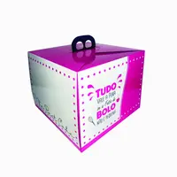 CAIXA PARA TORTA 25x25x12 - 500 UNID - imagem 1