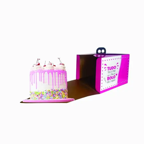 CAIXA PARA TORTA 25x25x12 - 500 UNID