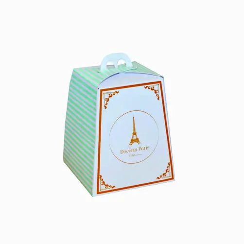 EMBALAGEM DE MINI BOLO PERSONALIZADO 10x13x10 - 500 UND