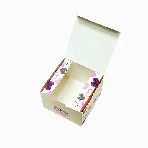 EMBALAGEM DOCES PERSONALIZADOS 6,5 x 6,5 x 5,5  4 DOCES  - 500 UNID