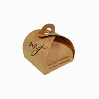 EMBALAGEM DOCES KRAFT PERSONALIZADO 4 doces 6,5x6,5x5,5   - 3000 UNID - imagem 1