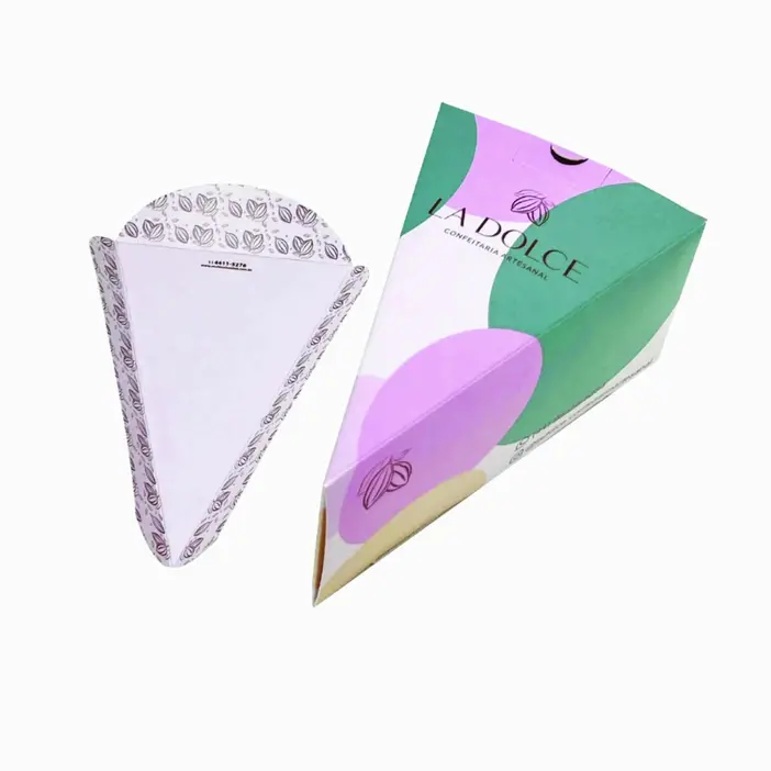 EMBALAGEM FATIA DE BOLO OU TORTA 15x 9,5 x 9  - 500 unid