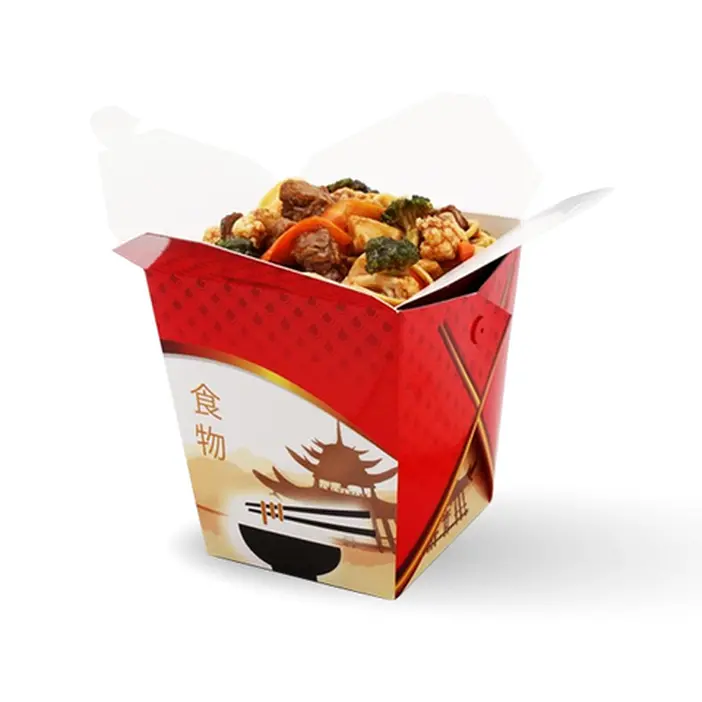 EMBALAGEM COMIDA CHINESA PERSONALIZADA 900ml  8,3x8,3x10 cm  - 500 UNID