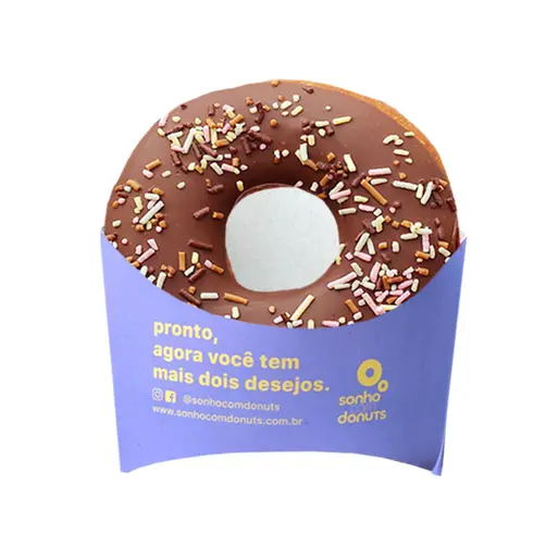 EMBALAGEM DONUTS 1 unid 20X6X4 - 1000 UNID