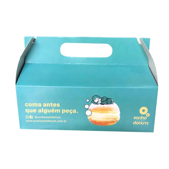 EMBALAGEM DONUTS 2 UNID  21X14,5X10,5 - 500 UNID
