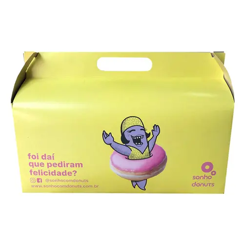 EMBALAGEM DONUTS  32x14,5x11 - 1000 UNID