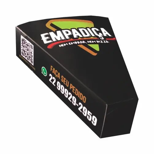 EMBALAGEM EMPADA FATIA PERSONALIZADA - 6000 UNID
