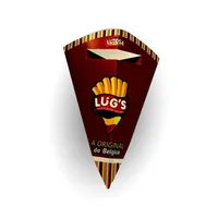 EMBALAGEM CONE COM SUPORTE PARA MOLHO PERSONALIZADA - 1000 UNID - imagem 1