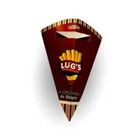 EMBALAGEM CONE COM SUPORTE PARA MOLHO PERSONALIZADA - 4000 UNID - imagem 1