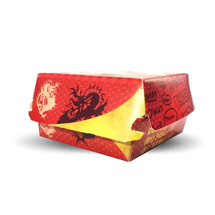 EMBALAGEM HAMBÚRGUER PERSONALIZADA - 500 UNID