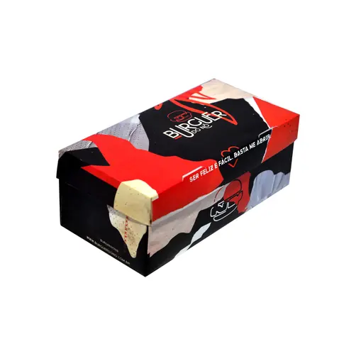 EMBALAGEM HAMBÚRGUER PERSONALIZADO - 500 UNID