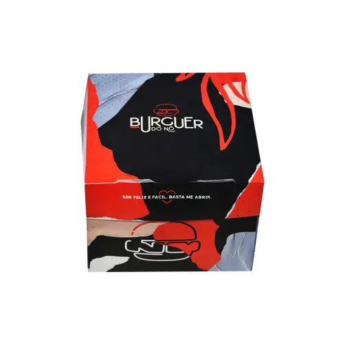 EMBALAGEM HAMBÚRGUER PERSONALIZADO - 3000 UNID