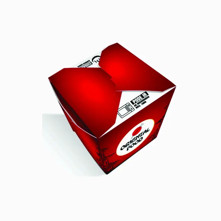 EMBALAGEM BOX COMIDA CHINESA 450ml  7,5x8,3x,7,5 500 unid