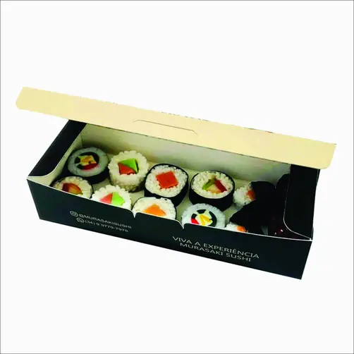 EMBALAGEM SUSHI  30x12,5x6,5 CM 20 PEÇAS  - 500 UNID