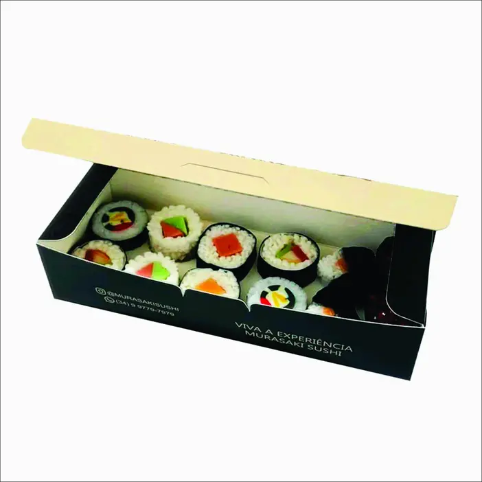 EMBALAGEM SUSHI  30x12,5x6,5 CM 20 PEÇAS  - 500 UNID