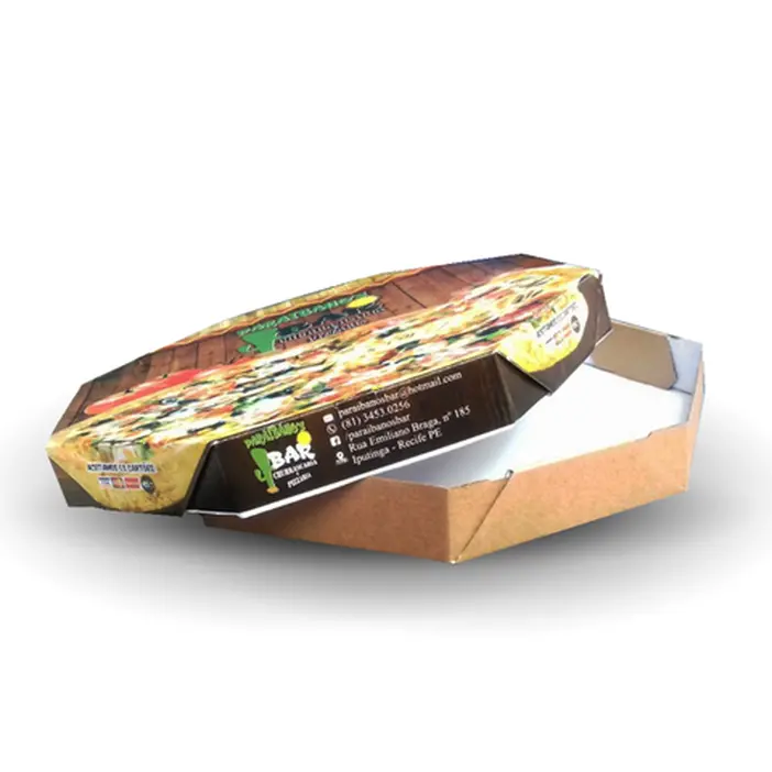 EMBALAGEM PIZZA N35 PERSONALIZADA - 2000 UNID