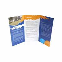 FOLDER PERSONALIZADO DUAS DOBRAS - LAMINAÇÃO FOSCA - 10 UNID - imagem 1