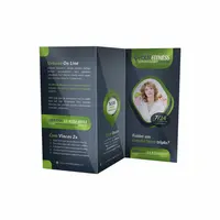 FOLDER PERSONALIZADO DUAS DOBRAS - COUCHÉ 170G - 10 UNID - imagem 1